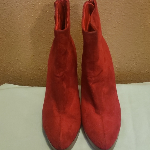 Top Moda Faux Suede Ankle Boots - Picture 1 of 7